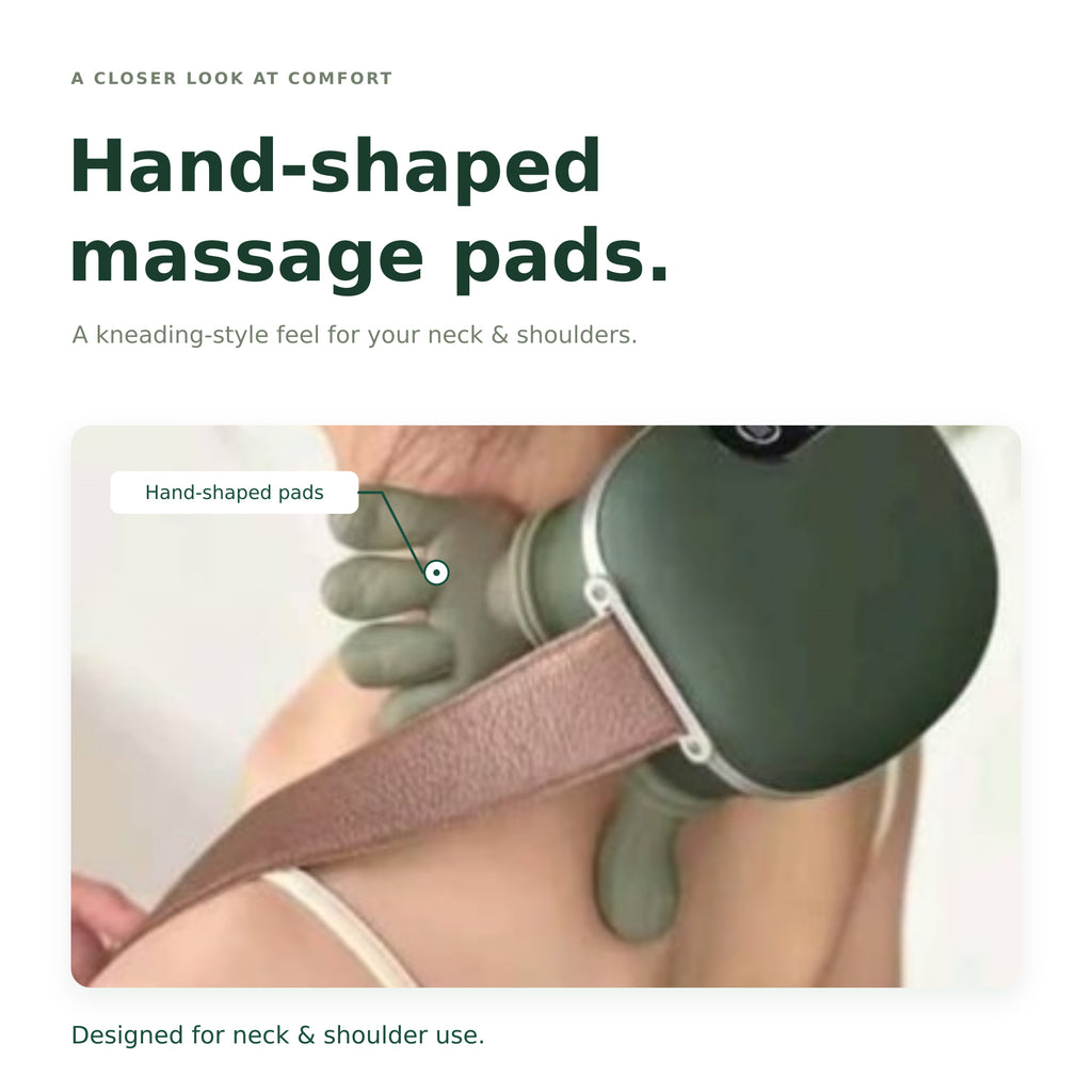 Cordless Neck & Shoulder Massager in Pakistan | Hand-Shaped