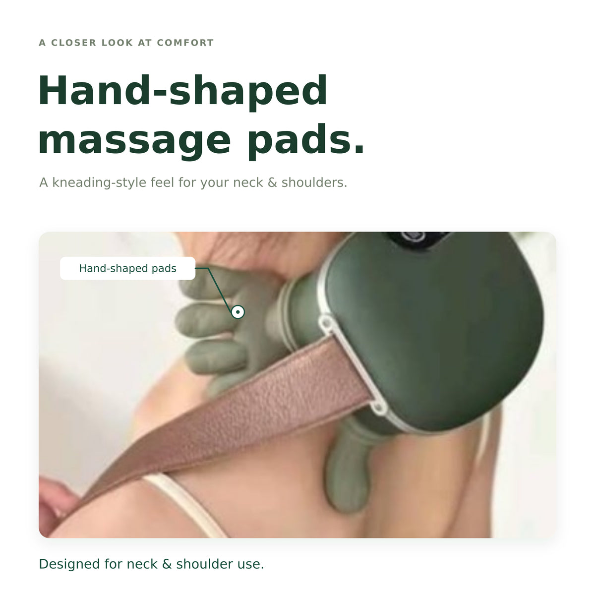 Cordless Neck & Shoulder Massager in Pakistan | Hand-Shaped